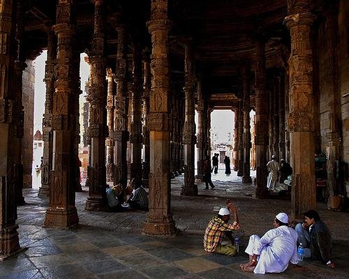  Inside of Adhai Din Ka Jhonpra ajmer 
