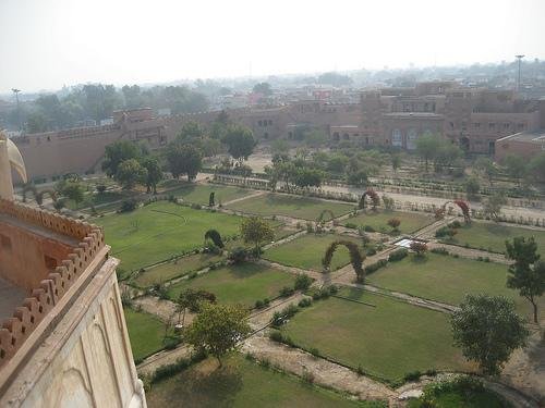  A Beautiful Garden Inside of Junagarh Fort  